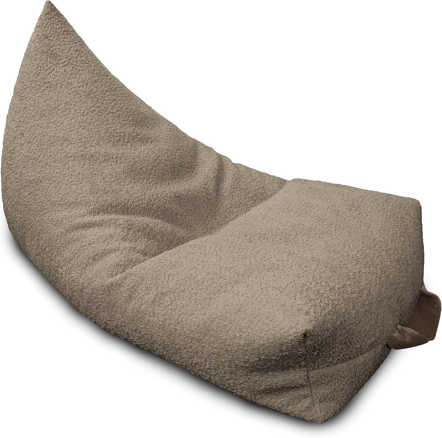 Bean Bag Chair with Filling - Machine Washable, Soft & Durable, Mushroom Colour