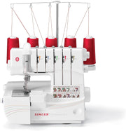 Professional 5 Thread Serger Overlock Machine 1300 SPM Rolled Hem