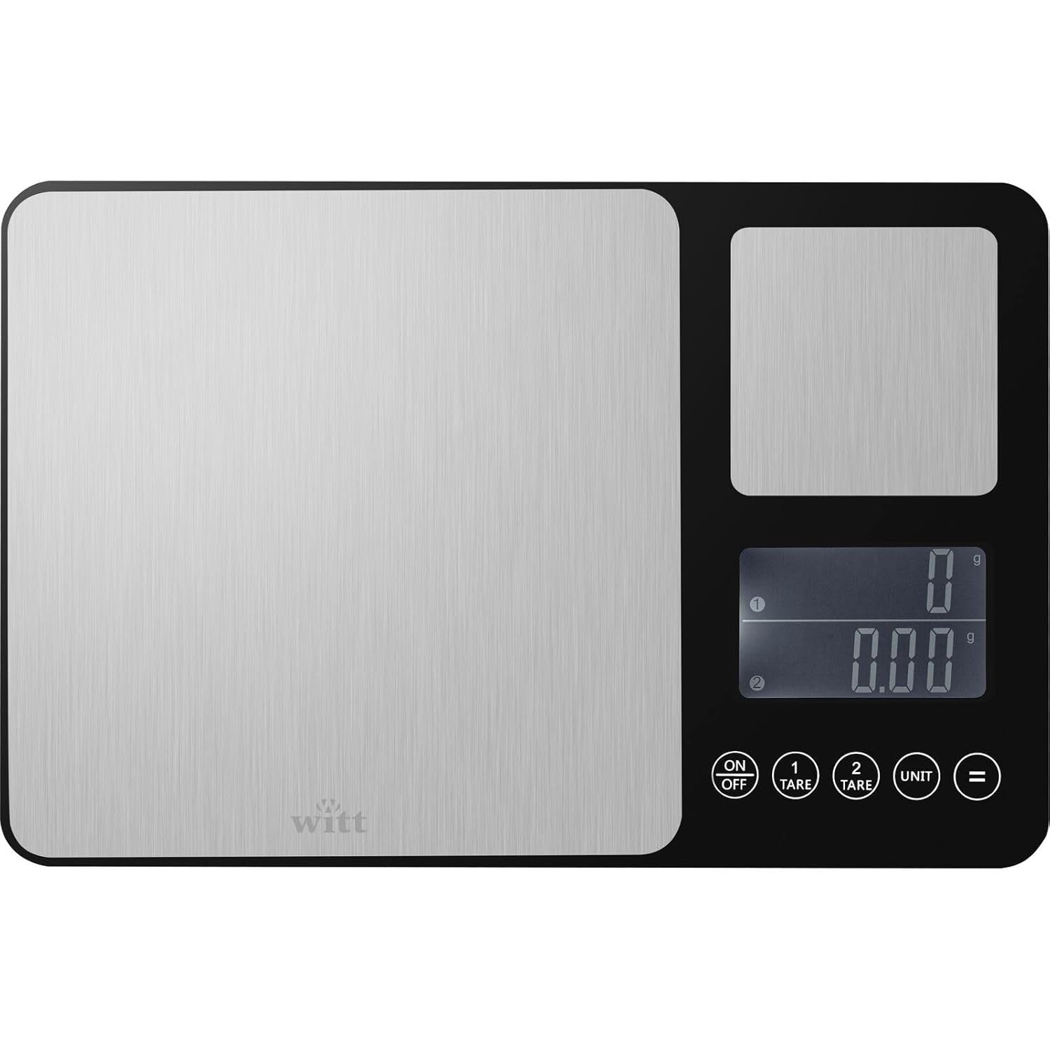 Digital Dual Kitchen Scales LCD Timer Precision Weighing for Pizza Dough
