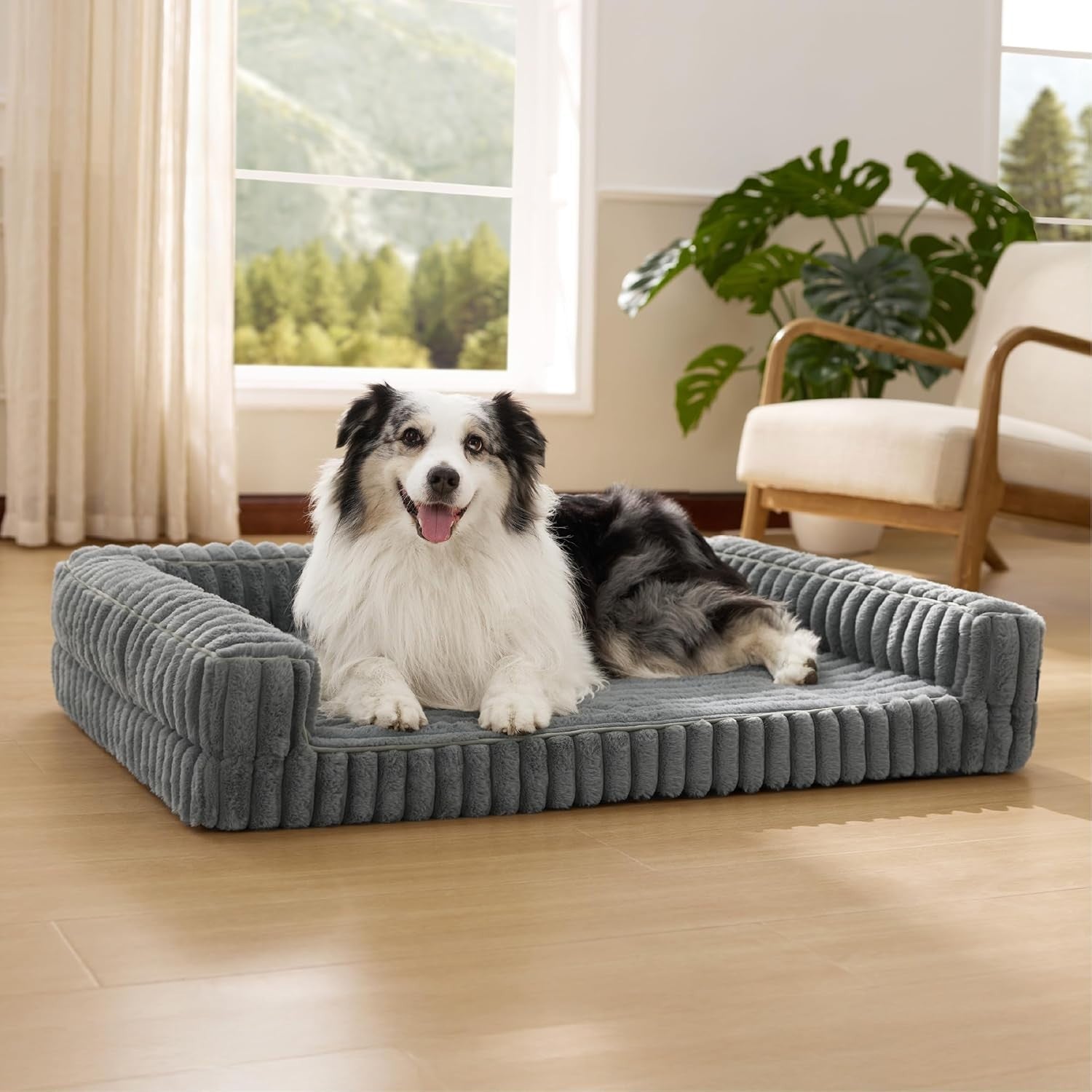 Orthopedic Memory Foam Dog Bed Sofa XL 106x76x18cm Waterproof