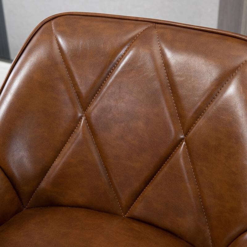 2x Faux Leather Bar Stools with Backrest Footrest Steel Legs for Home Bar