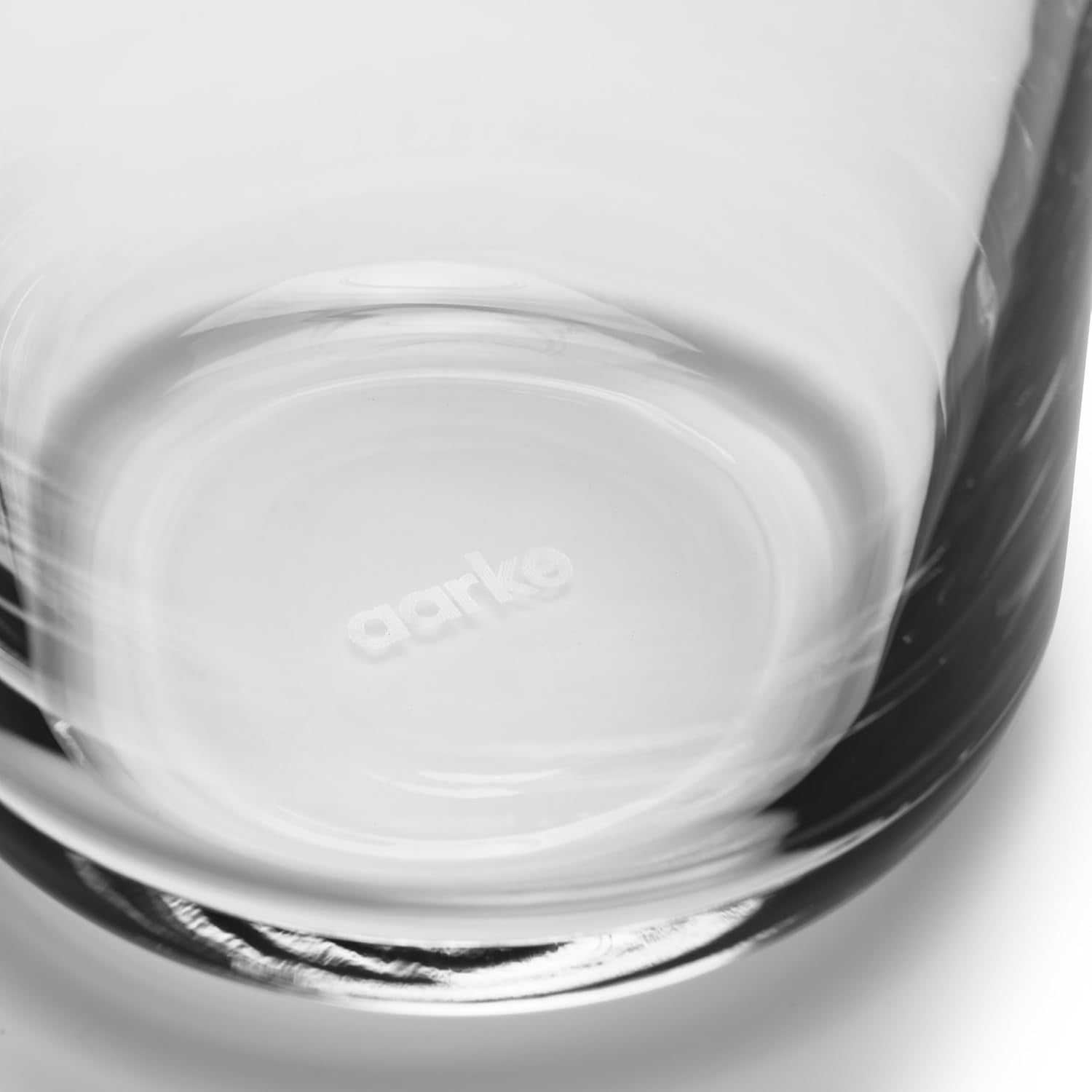 Crystal Glass Carafe 1.1L with Stainless Steel Bar Spoon | Modern Drink Serving