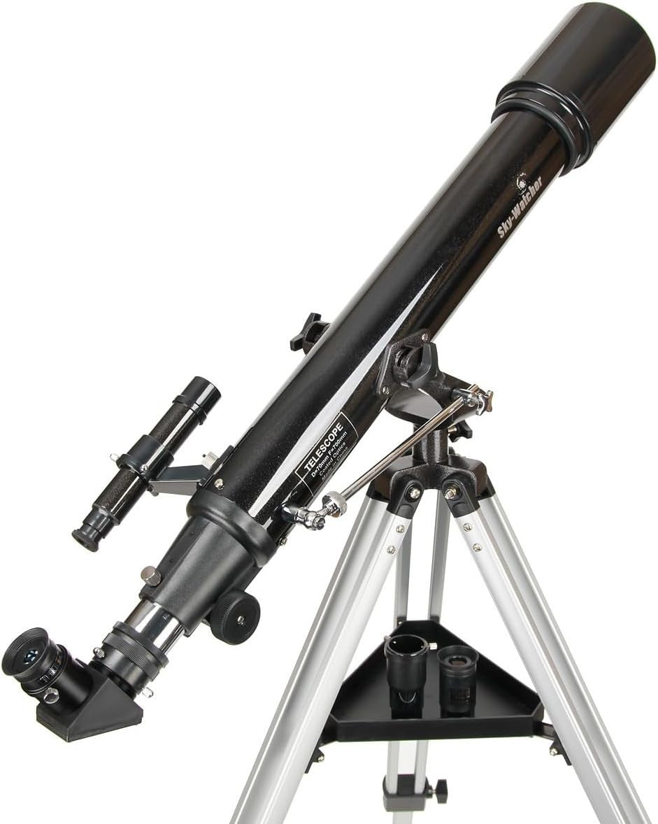 Mercury 707 Refractor Telescope 70mm Silver Altazimuth