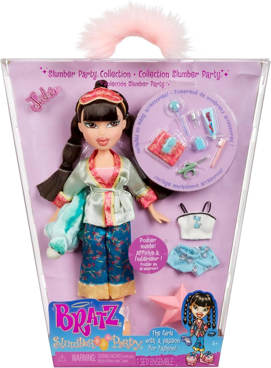 Bubble Pigtail Slumber Party Fashion Doll Pajamas Plush Sleepover