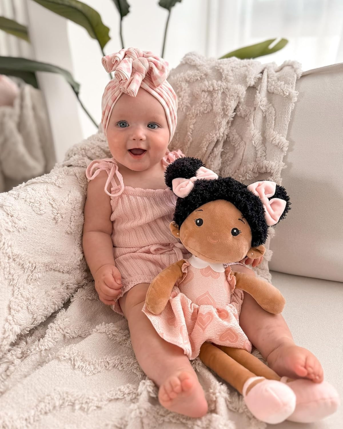 16” Soft Baby Doll Plush Rag Doll First Baby Toy Toddler 1+ Gift