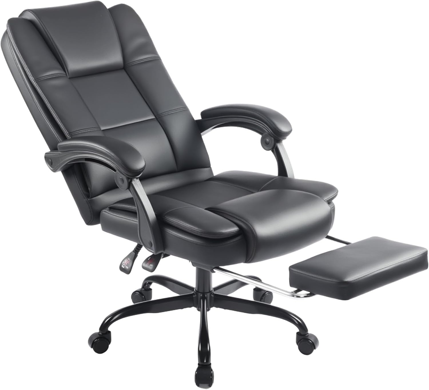 Executive Ergonomic Office Chair Tall Back Adjustable Height Leather Swivel 150K