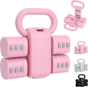 Convertible Kettlebell Dumbbell Set Women 1–2.5KG Fast Adjust Home Weights