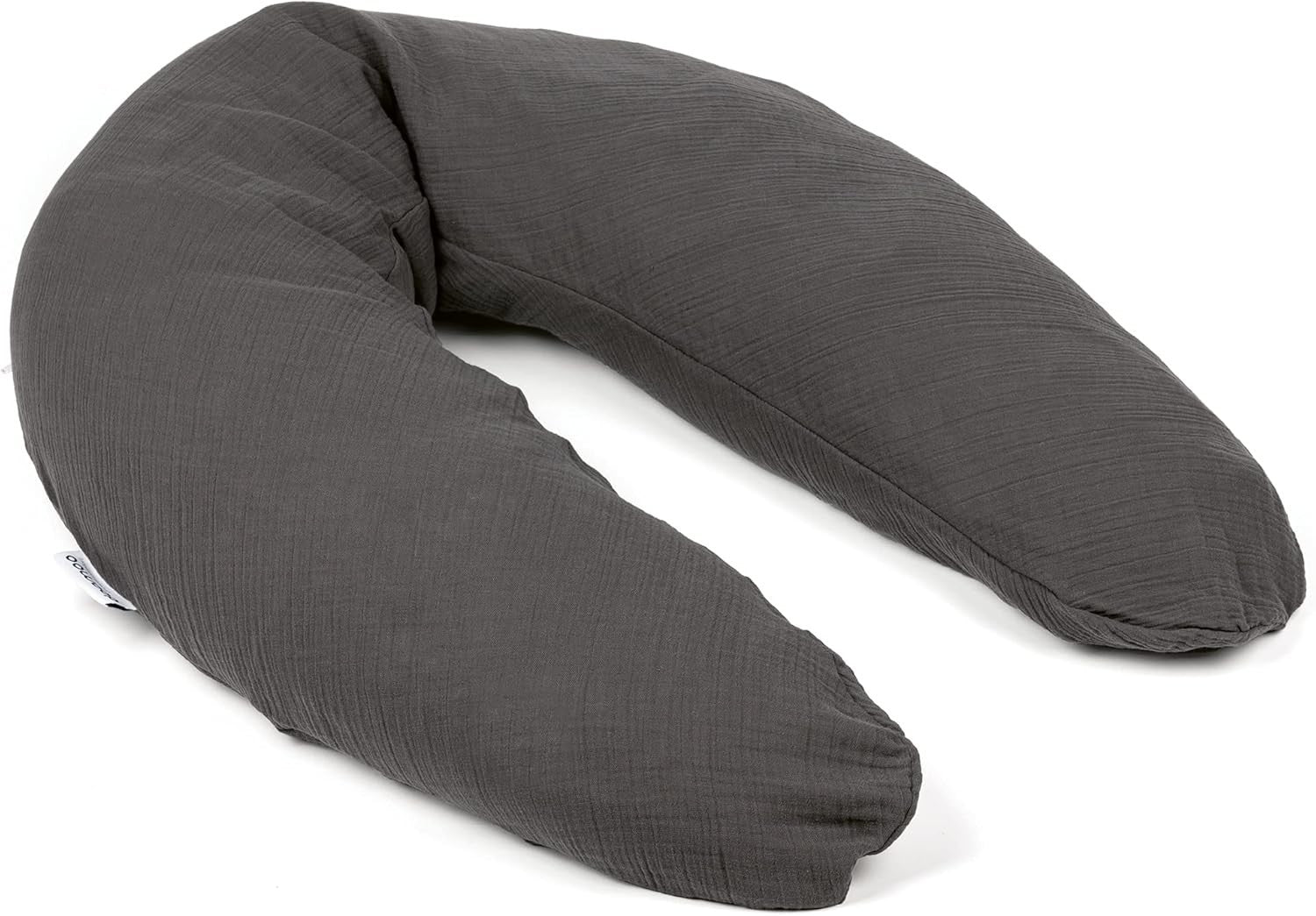 Pregnancy Body Pillow 180cm Maternity Nursing Support Organic Cotton Grey