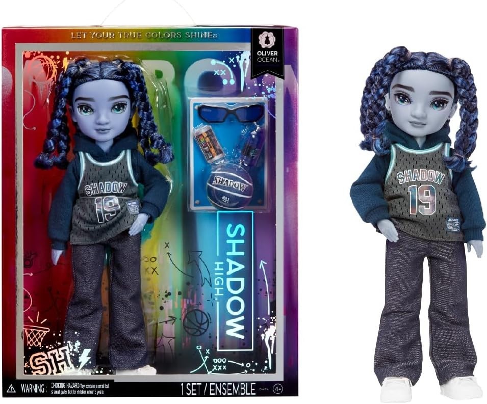 Blue Fashion Doll Boy Outfit 10+ Accessories Articulated Stand