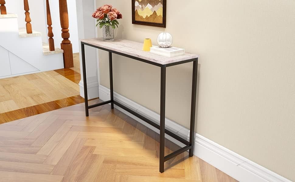 Narrow Console Table Hallway Entryway Desk – Slim, Stylish & Sturdy