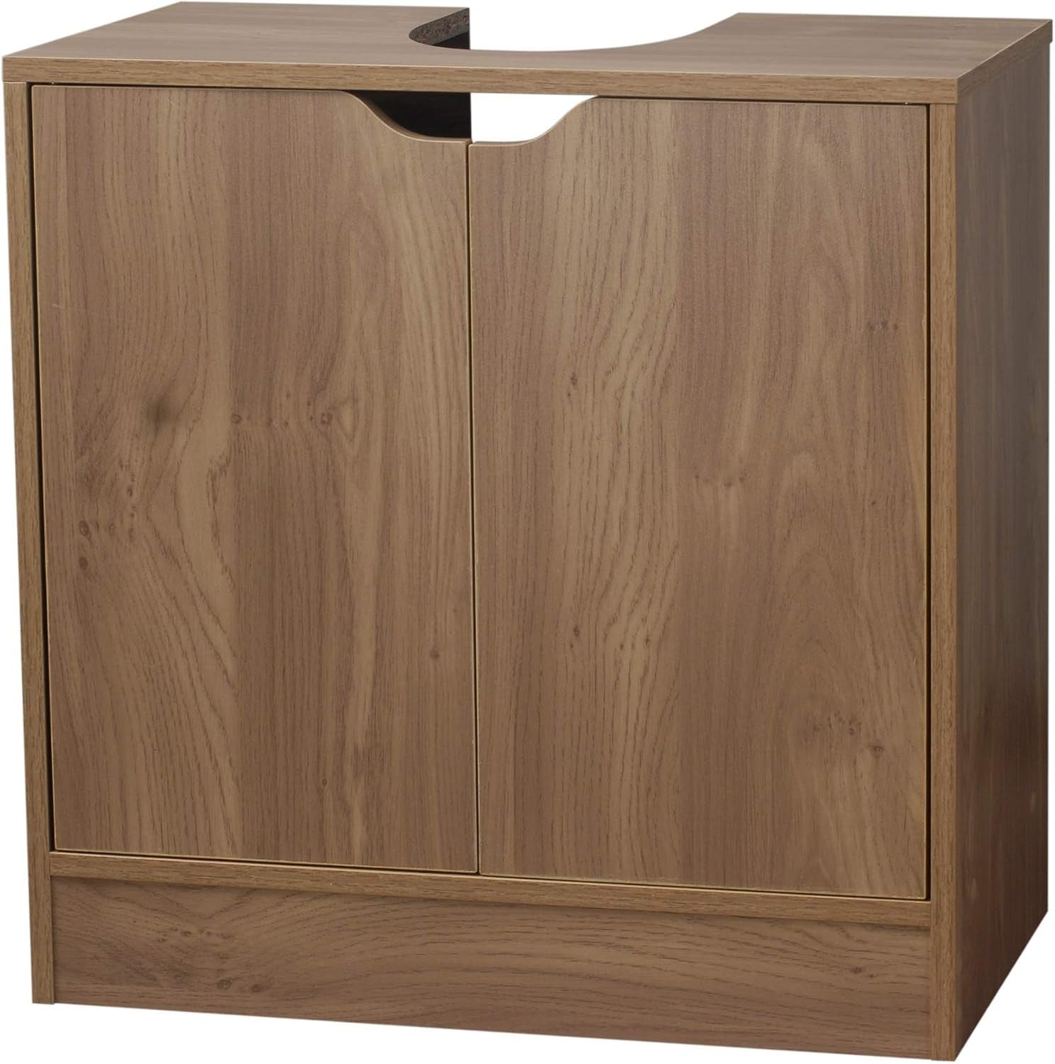 Oak Bathroom Sink Cabinet Unit Under Basin Cupboard Storage Furniture