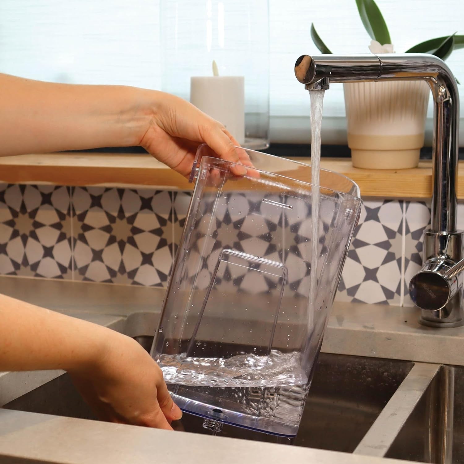 Instant Hot Water Dispenser 3L Touch Control Rapid Boil Adjustable Cups