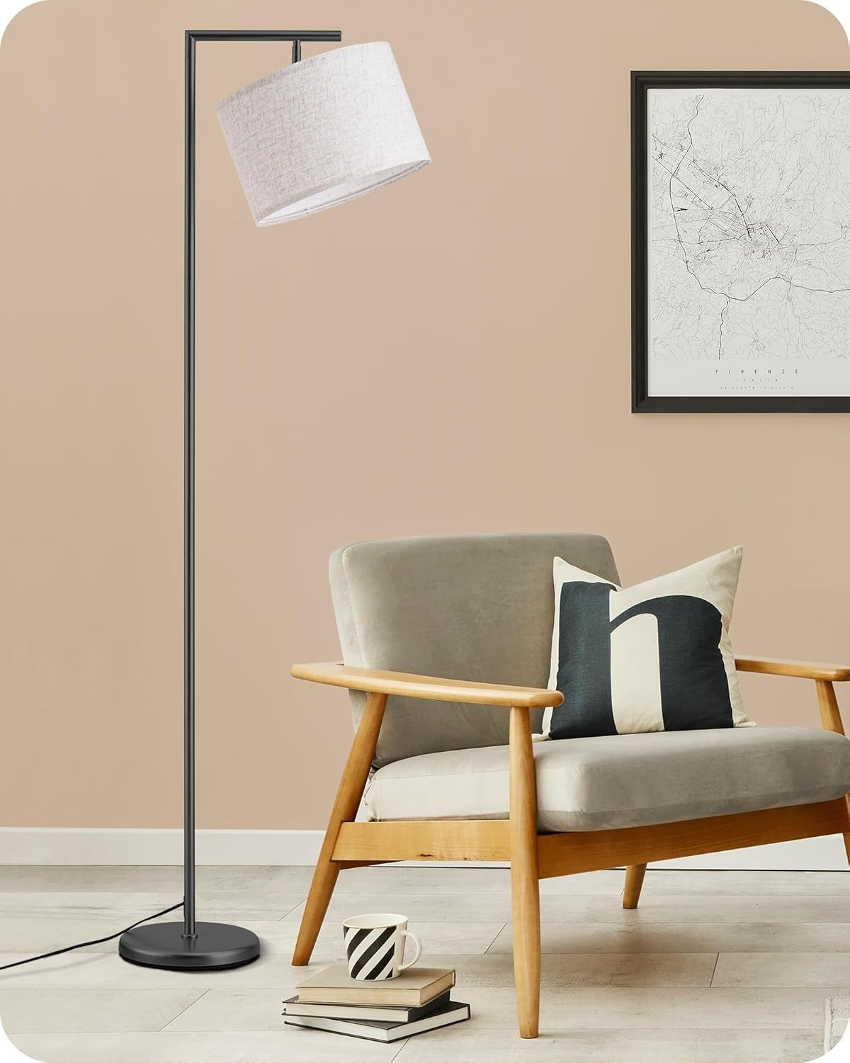 Modern LED Floor Lamp Dimmable Standing Light Living Room Bedroom Lighting