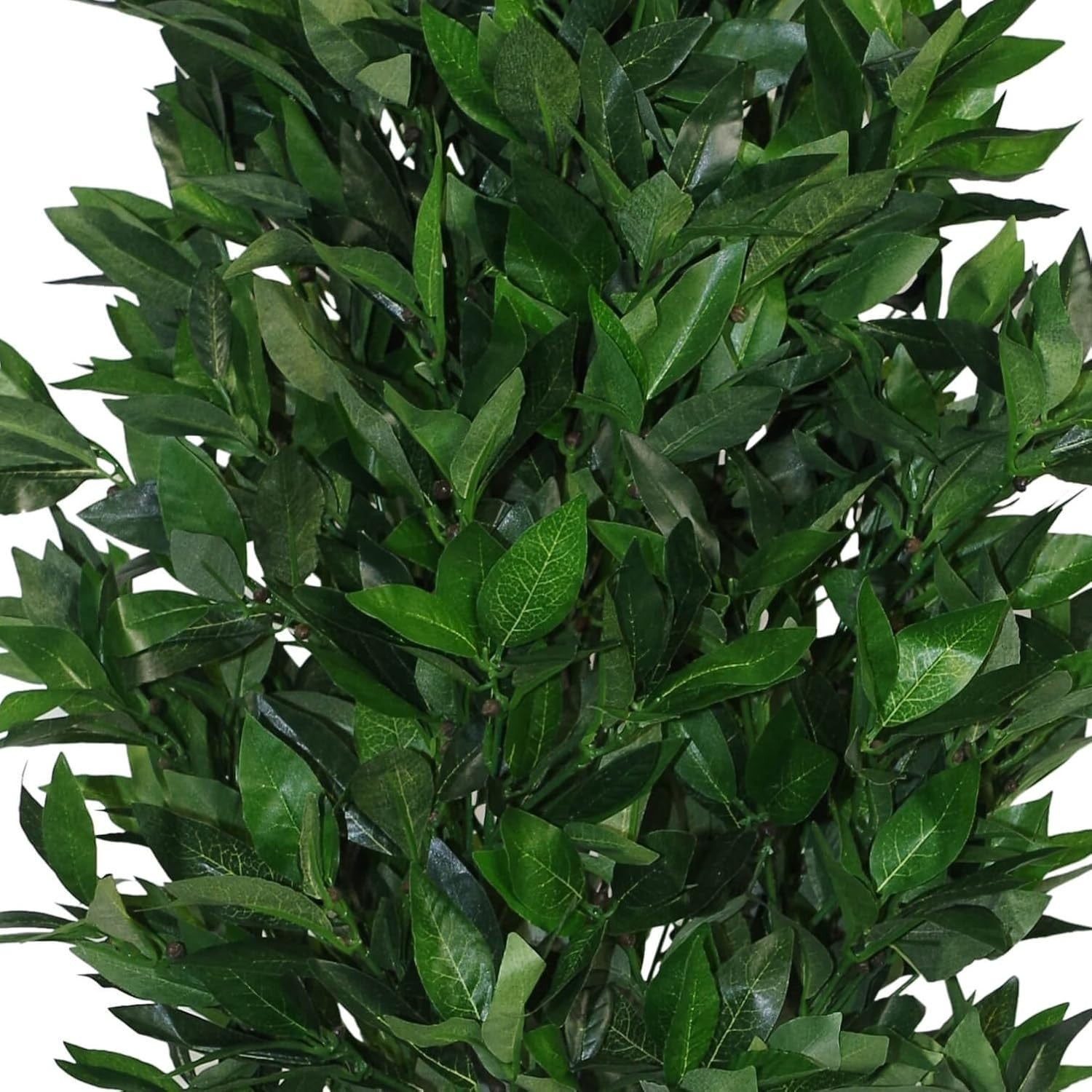 Pair of 120cm Bay Topiary Cone Trees Artificial Pyramid Tall Indoor Outdoor Home