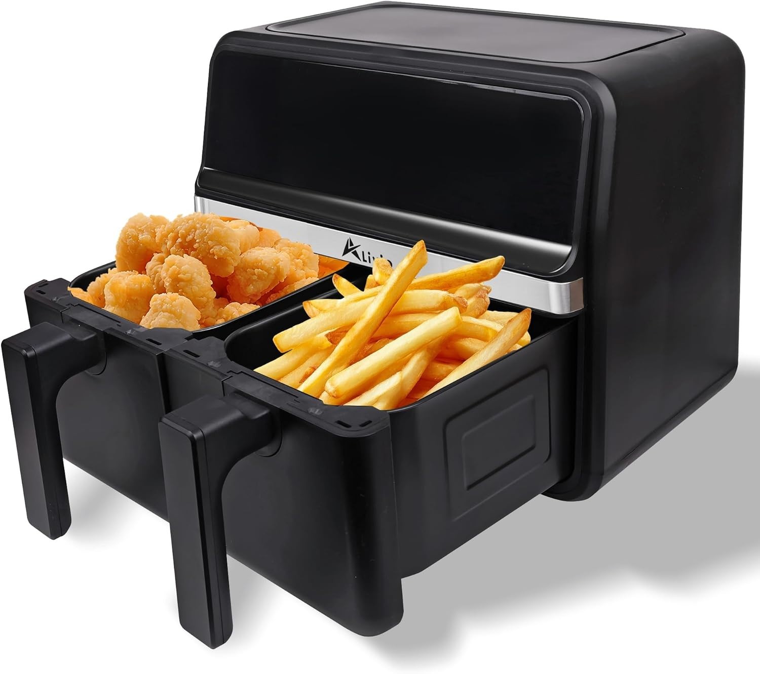 Dual Basket Air Fryer 9L | 14 Programs, LED Touch, 360° Crisping Low-Oil Cooking
