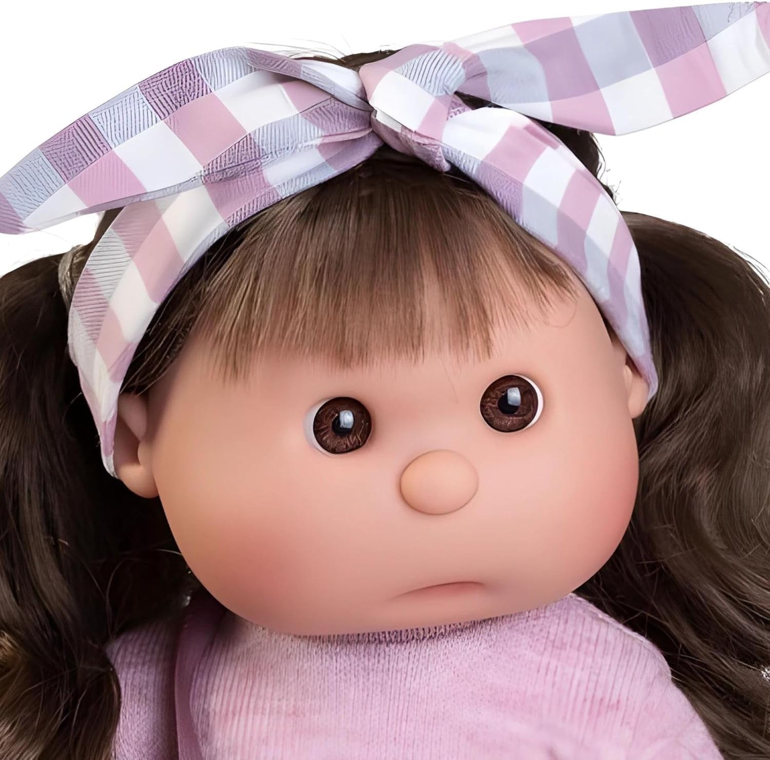 38cm Fashion Doll with Bag Poseable Vinyl Body Headband Accessories Gift