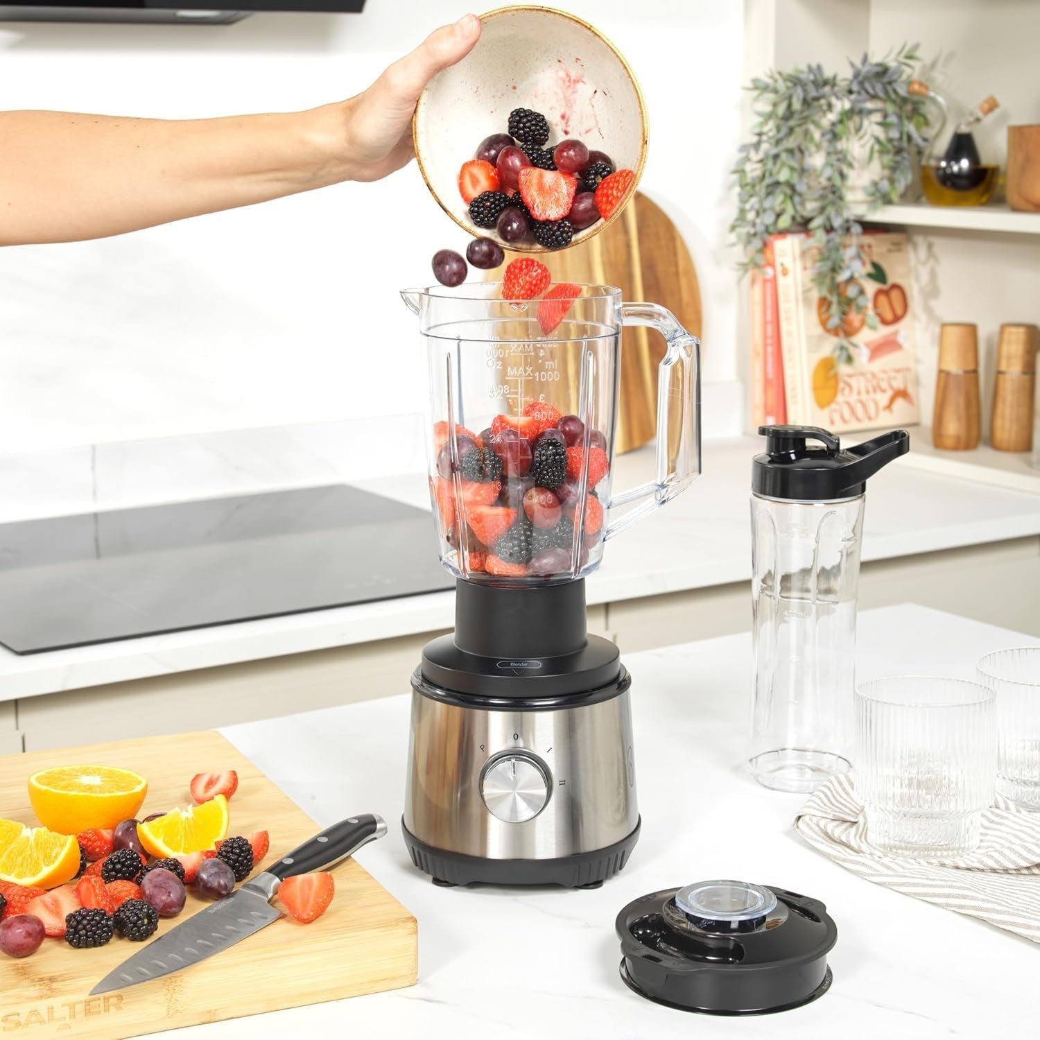 4 in 1 Juicer Blender 400W Smoothie Maker Grinder Sports Bottle Kit