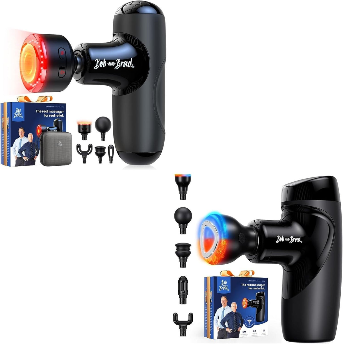 Infrared Heated Massage Gun Deep Tissue Muscle Recovery Quiet Percussion