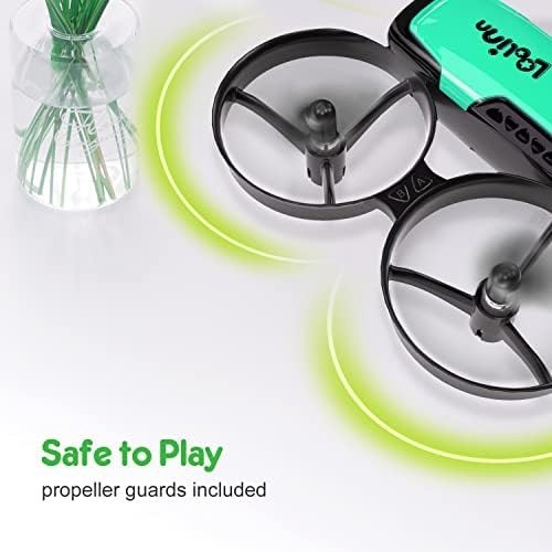 Mini Kids Drone with Adjustable Camera, Easy Fly, 2 Batteries & Crash Guard