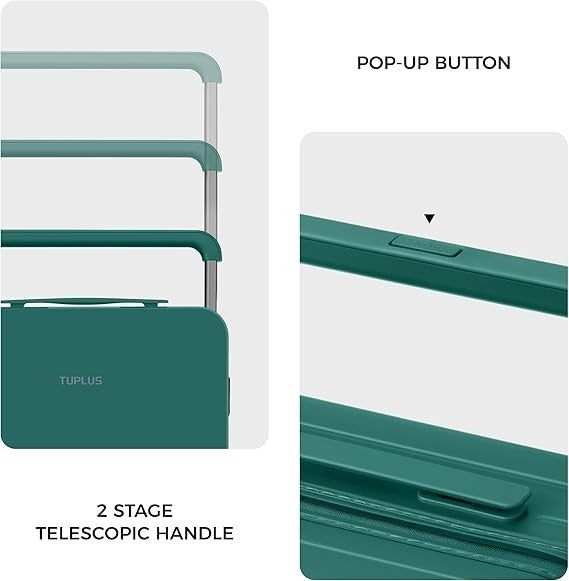 Lightweight Hard Shell Suitcase Spinner Wheels Check In Travel Case