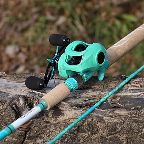 2-Piece 5'6" Fishing Rod & Reel Combo – Spinning & Baitcasting Set