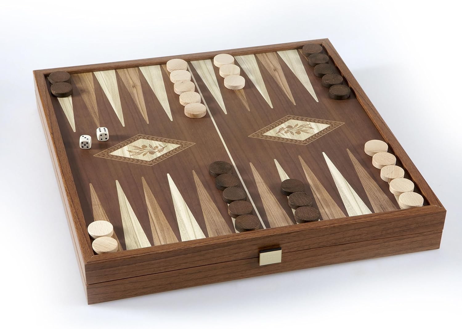 Premium 2-in-1 Wooden Chess & Backgammon Set 41cm – Classic Gift Game