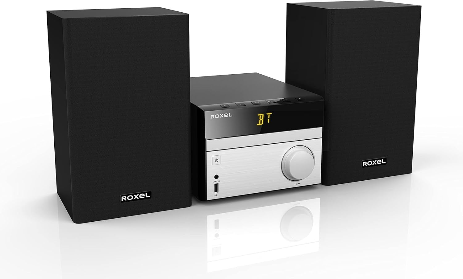 30W Bluetooth CD Hi-Fi System with DAB/DAB+, USB, FM & AUX Compact Stereo