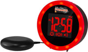 Black Extra Loud Vibrating Alarm Clock Bed Shaker Flashing Light USB