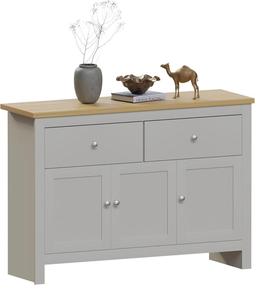 Sideboard Cabinet with Drawers Storage Buffet Cupboard 3 Door