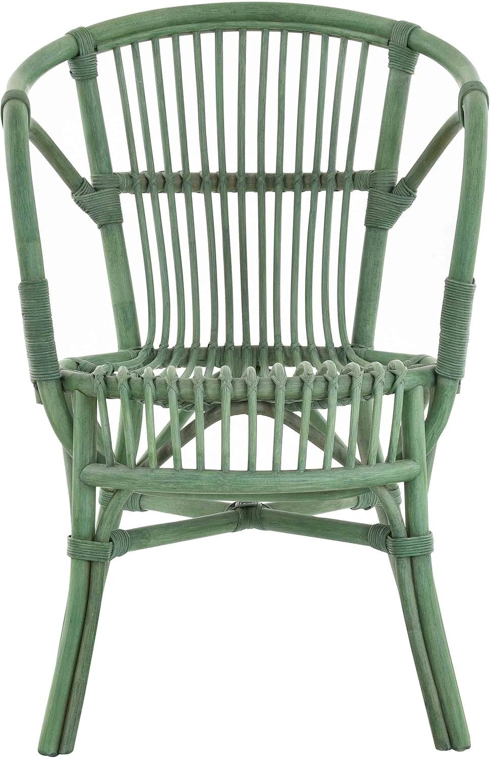 Scandinavian Rattan Wicker Chair Natural Handmade Indoor Lounge Armchair