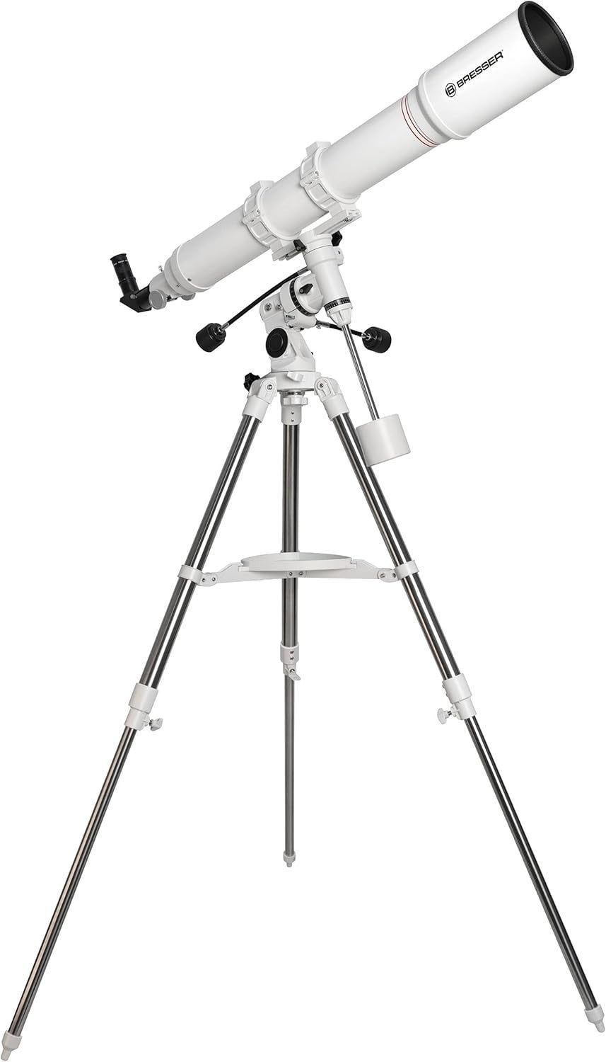 102/1000 EQ3 Refractor Telescope White with Tripod High Power Viewing