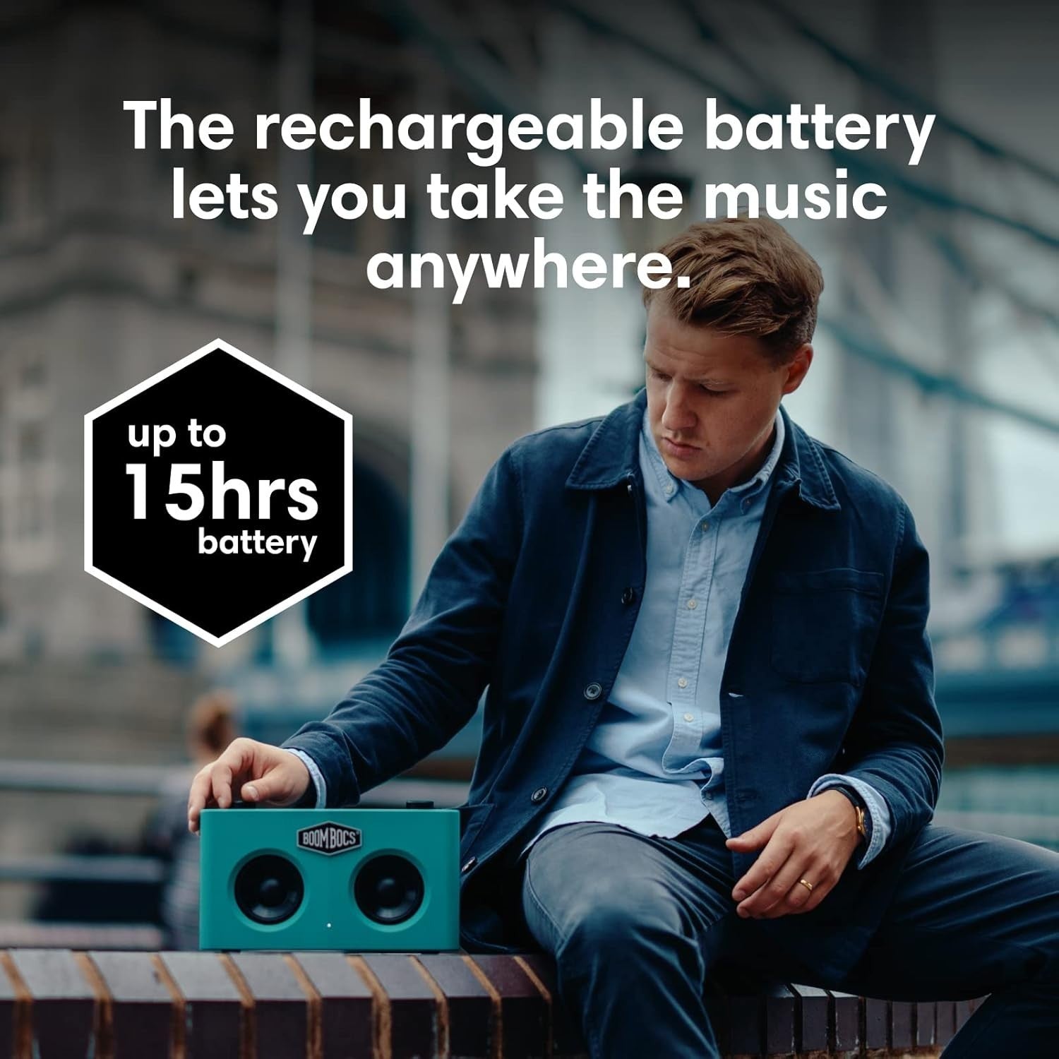 WiFi Internet Radio Bluetooth Speaker Portable FM Alarm 15H Battery