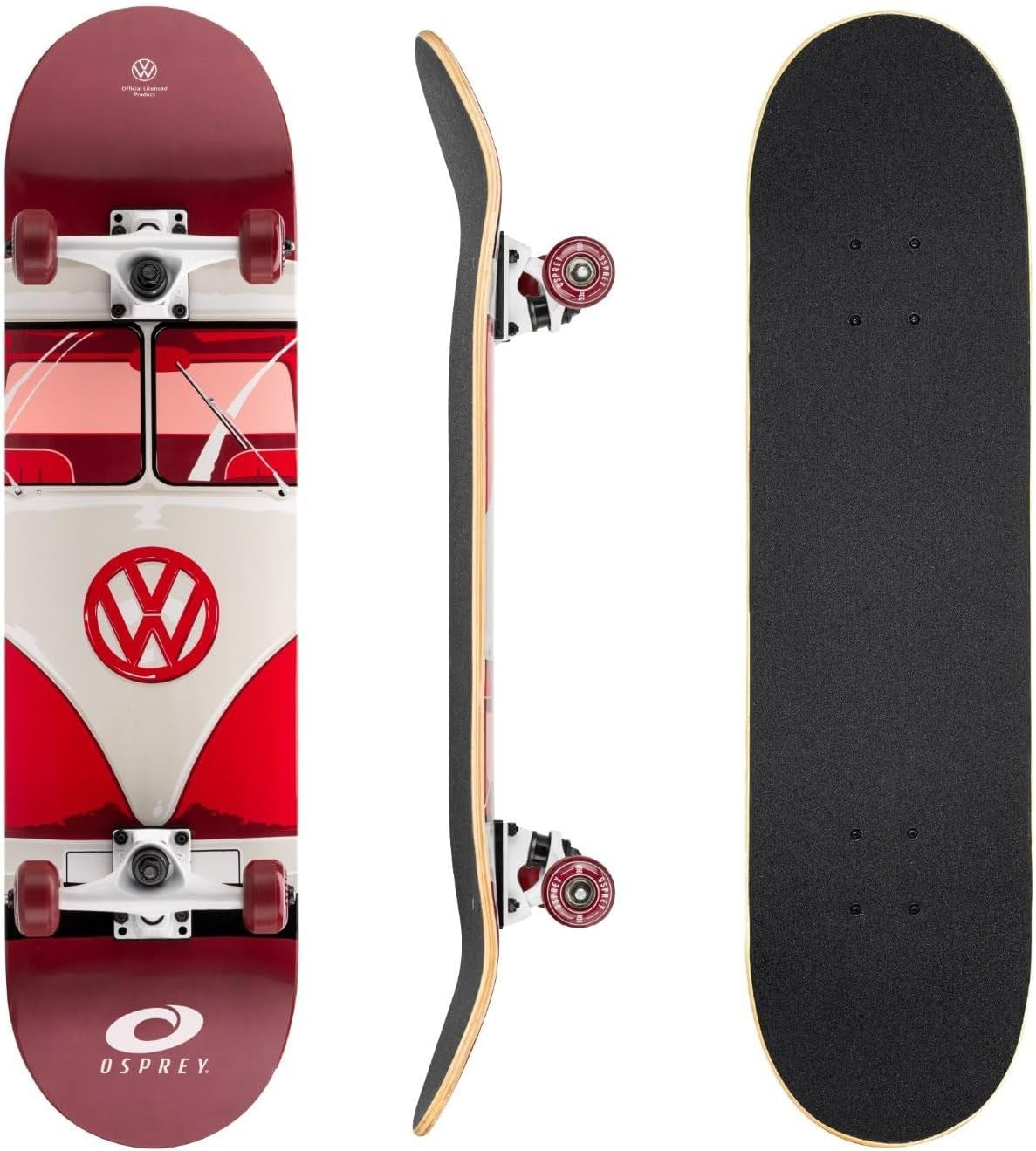 31" Double Kick Adult Beginner Skateboard Maple Deck ABEC 7 PU Wheels