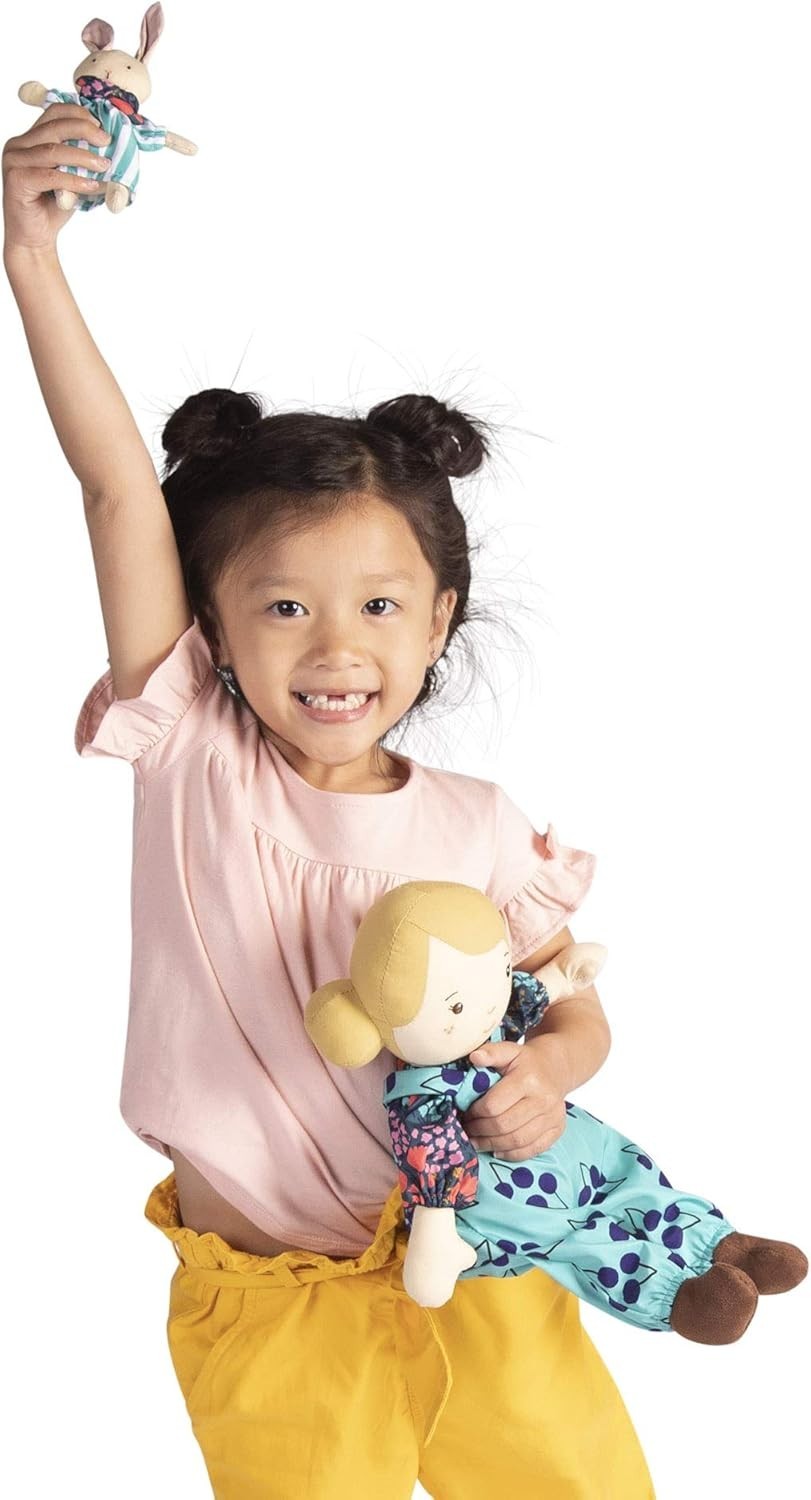 35.56cm Washable Soft Doll Bunny Companion Removable Outfit