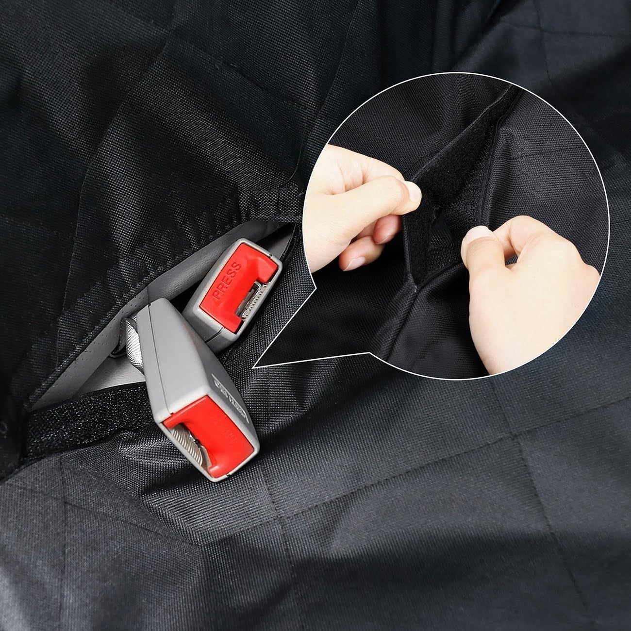 Waterproof Dog Car Seat Cover Rear Back Seat Hammock Scratch Proof
