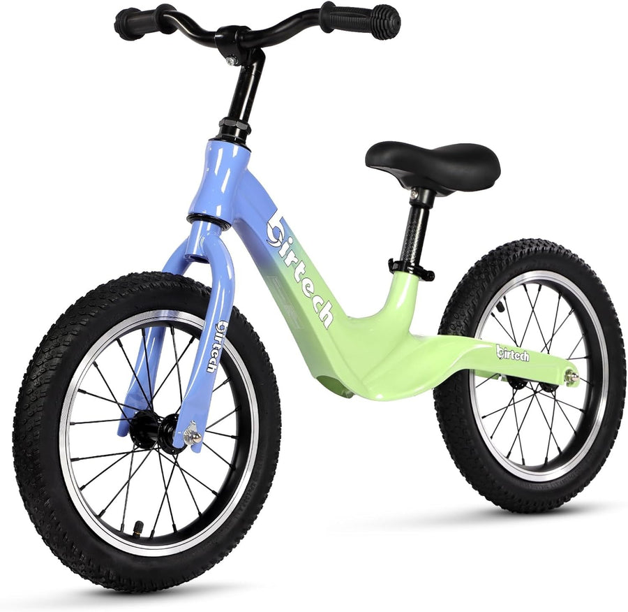 14 Inch Kids Balance Bike Air Tires Adjustable Seat Lightweight Age 3-6