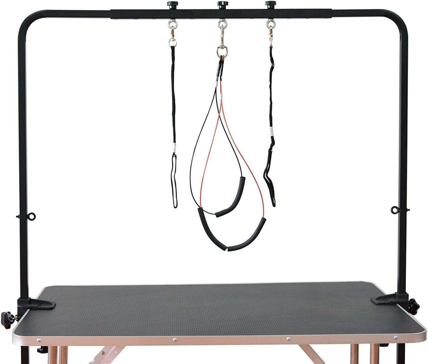 Overhead Dog Grooming Arm with Harness Adjustable Clamp Fits Grooming Tables