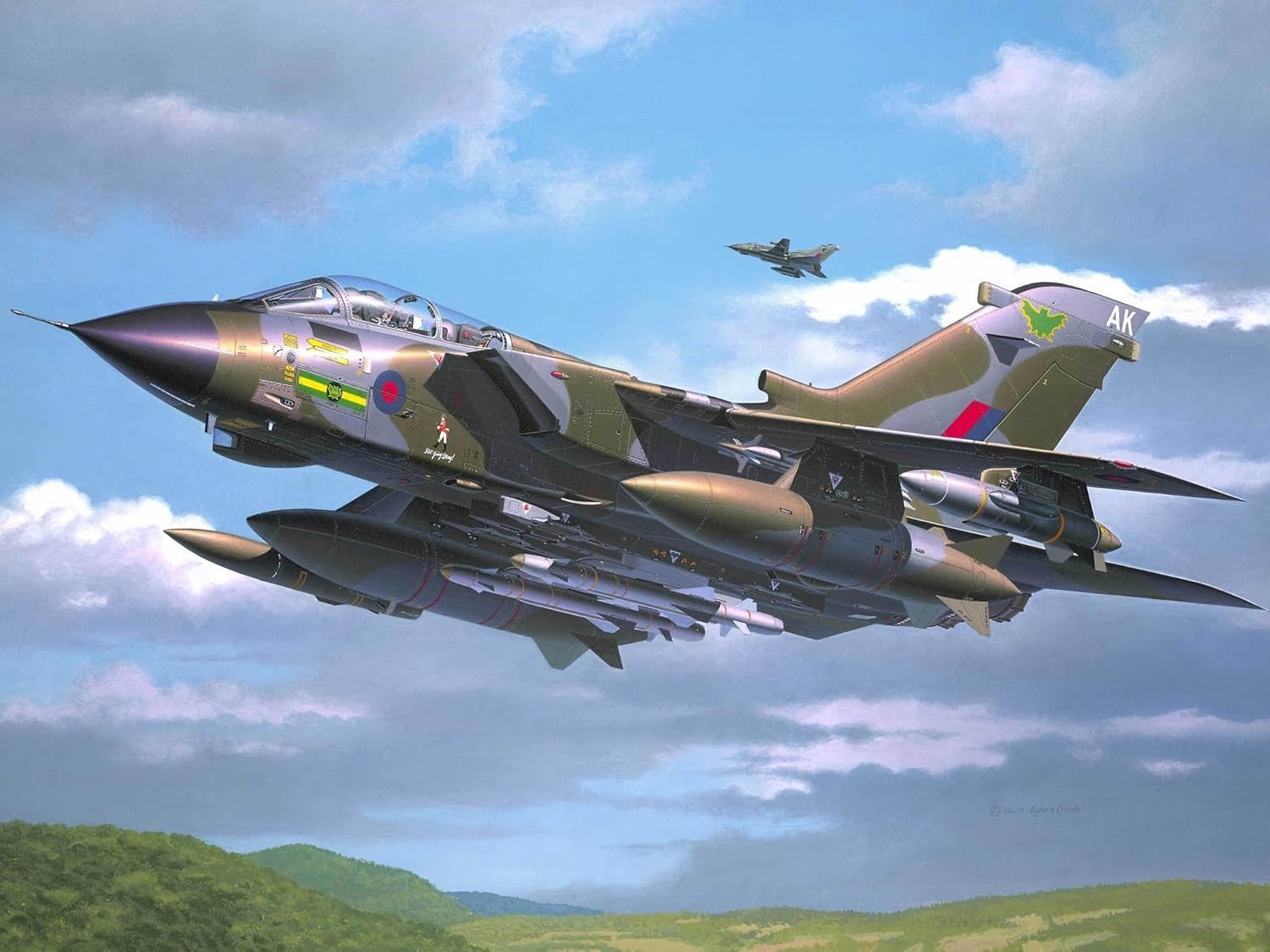 Unbuilt Tornado GR.1 RAF Model Kit 1:72 Scale Plastic Aircraft DIY Gift