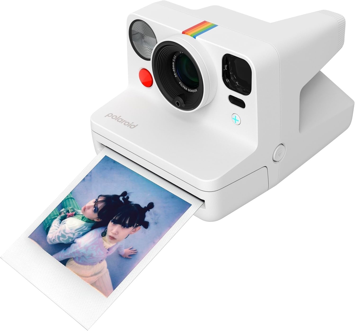 Bluetooth Instant Camera Bundle 16 Photo Film Pack Autofocus White