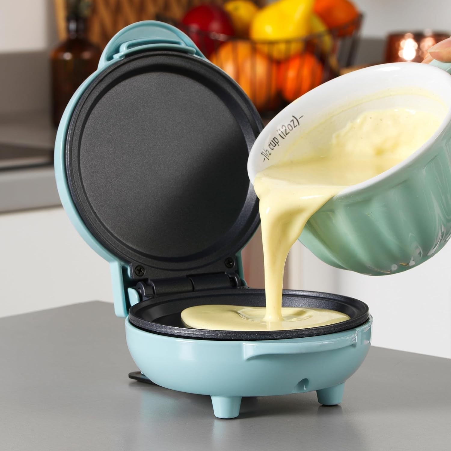 Mini Snack Maker Non-Stick Pancake & Cookie Cooker Compact Breakfast Treats