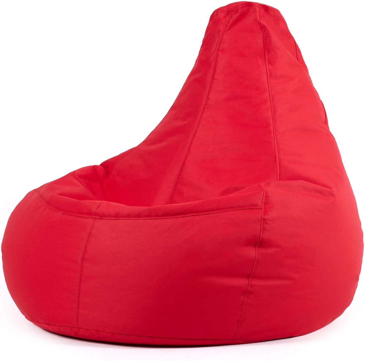 Waterproof Red Gaming Bean Bag Chair Indoor Outdoor Recliner Seat