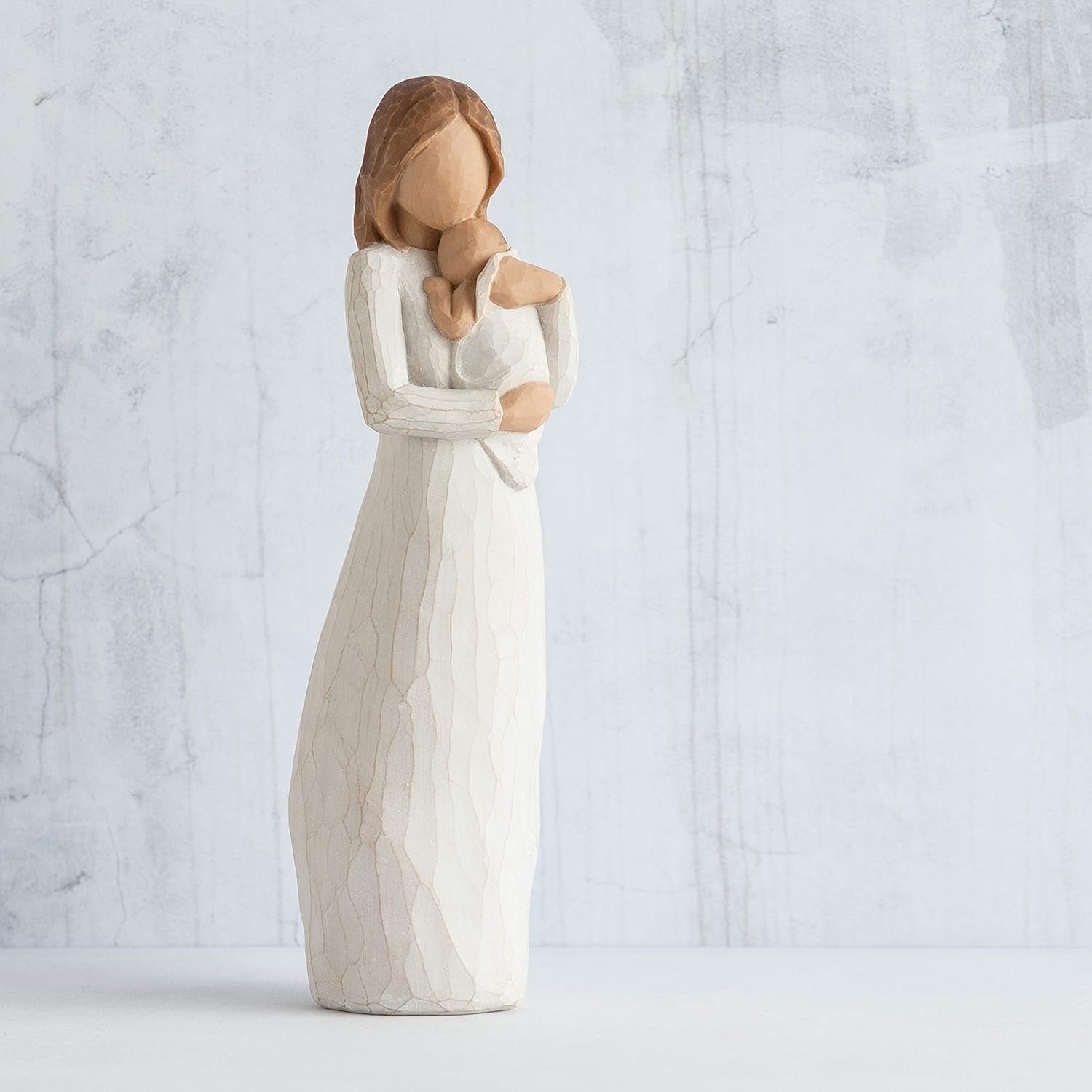 Mother & Baby Figurine Resin Sculpture Gift Decor Handcrafted Keepsake