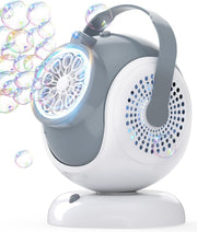 Rechargeable Bubble Machine 360 Rotation 10 Wand Portable