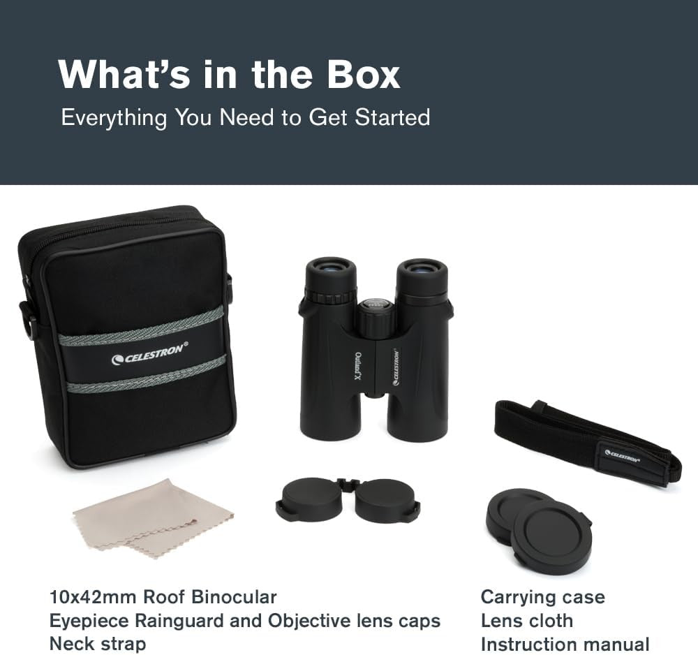 10x42 Binoculars HD Waterproof Fogproof Wide View Outdoor Travel Birdwatching