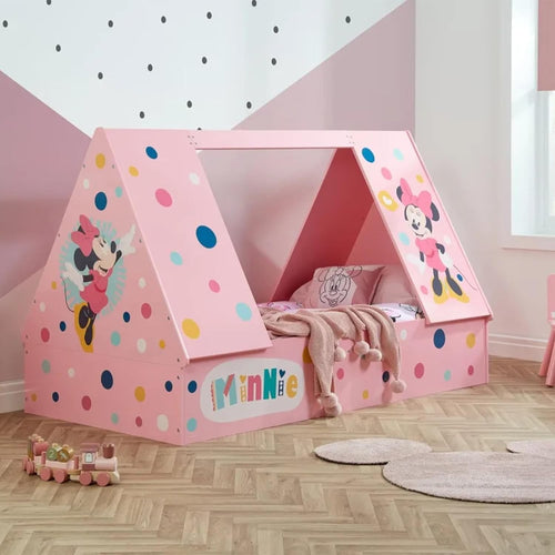 Toddler Bed with Fun Tent Frame, Kids Sleep Solution, Easy Assembly