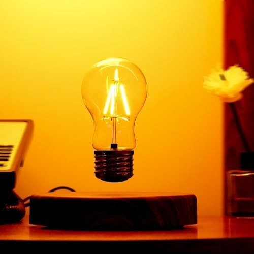 Magnetic Levitating LED Desk Lamp, 360° Rotating Floating Table Light