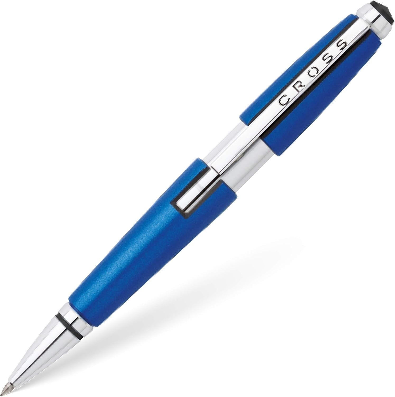 Luxury Nitro Blue Rollerball Pen Model Edge Fine Point Gift Box