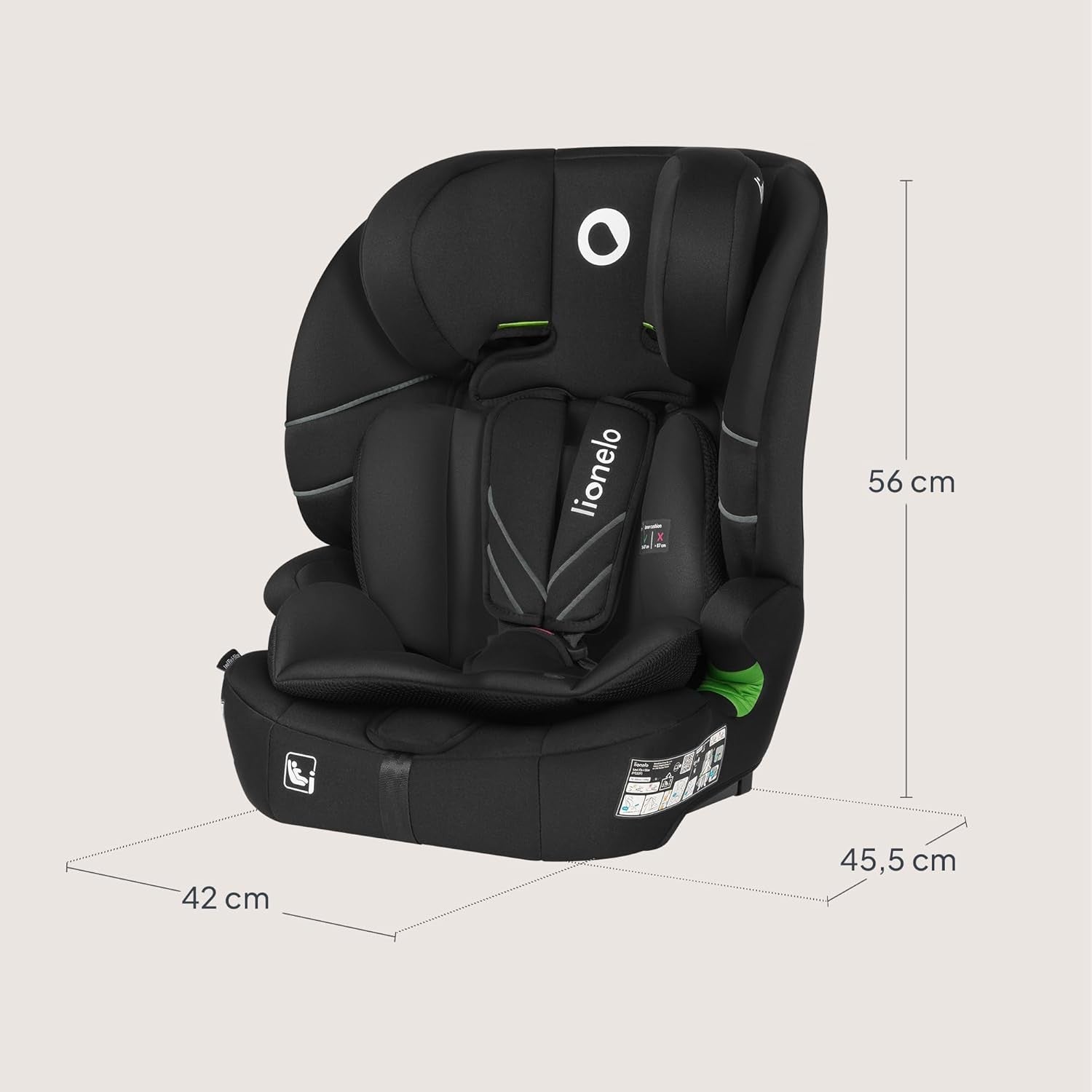 i-Size Car Seat 76–150cm ISOFIX R129 Booster Side Impact Adjustable