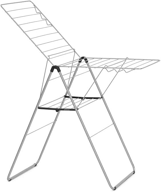 Foldable Indoor Clothes Airer 20m Stainless Steel Drying Rack Adjustable