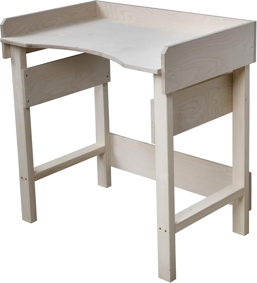 4ft Jewellers & Craftsman Workbench – 18mm Birch Hardwood DIY Craft Table